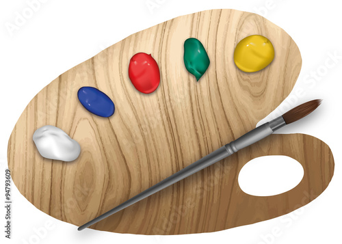 Paleta pintura
