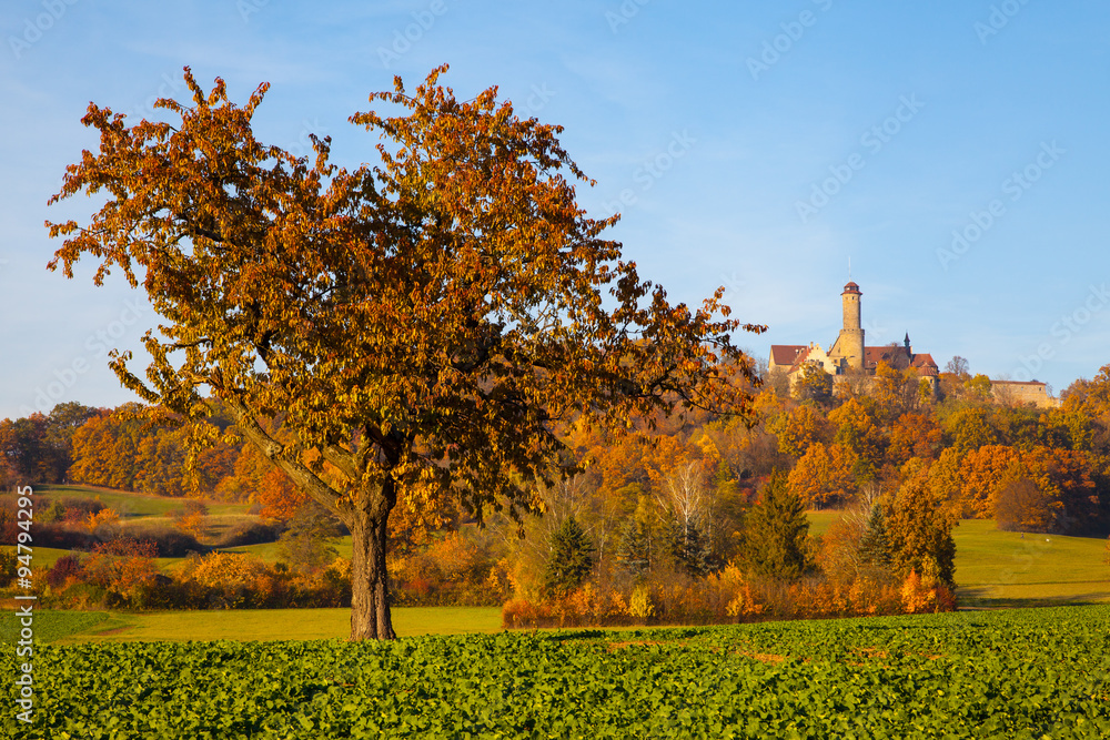 Naklejka premium Altenburg, Bamberg im Herbst