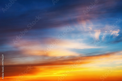 Sunset dramatic sky clouds