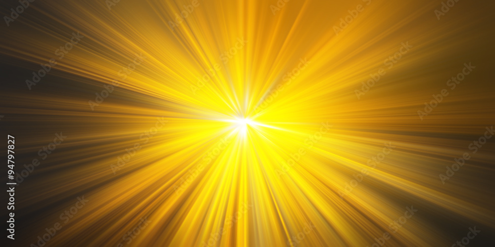Esplosione di luce gialla 