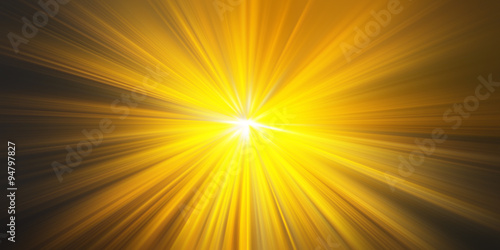 Esplosione di luce gialla 