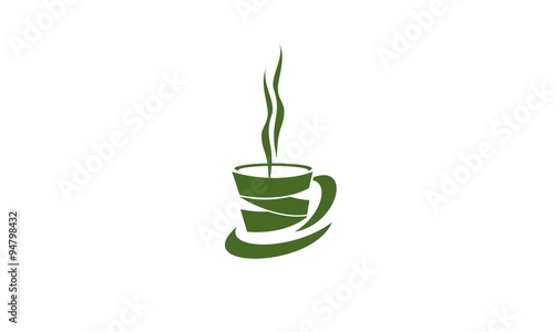 Drink a cup of tea and coffee in the morning