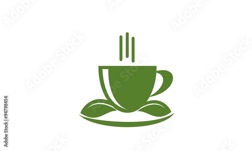 Drink a cup of tea and coffee in the morning