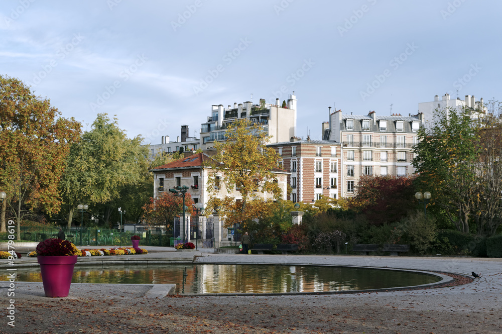 Parc Georges Brassens en automne