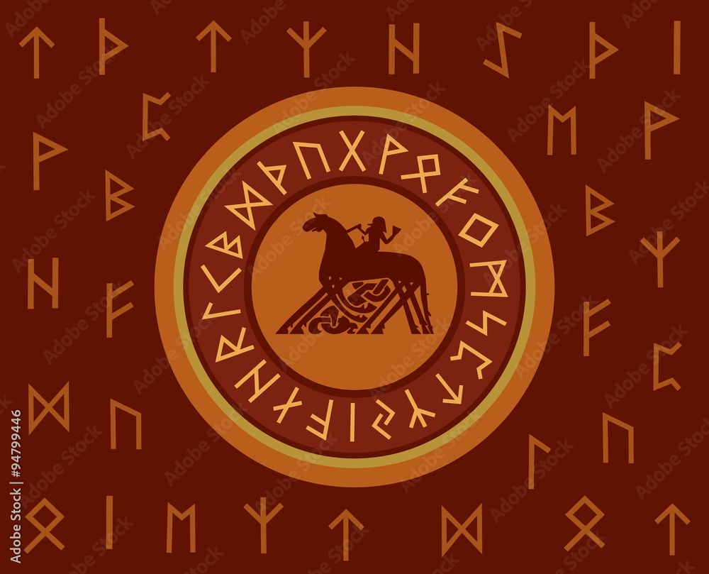 Obraz premium Viking Runes