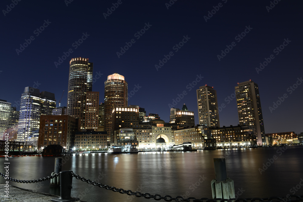 Naklejka premium Boston Skyline