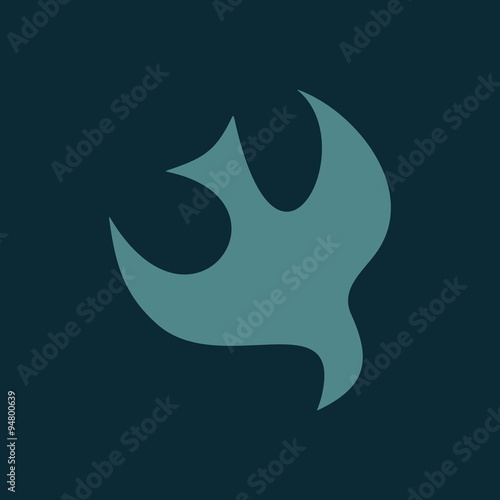 Dove icon. Dove line drawing, Holy spirit