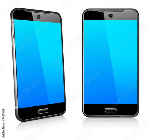 Phone Cell Smart Mobile 3D and 2D