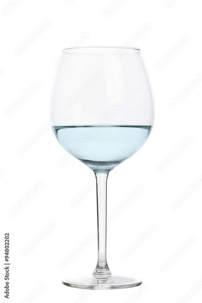 Glass with clean water on white Glass with clean water on white