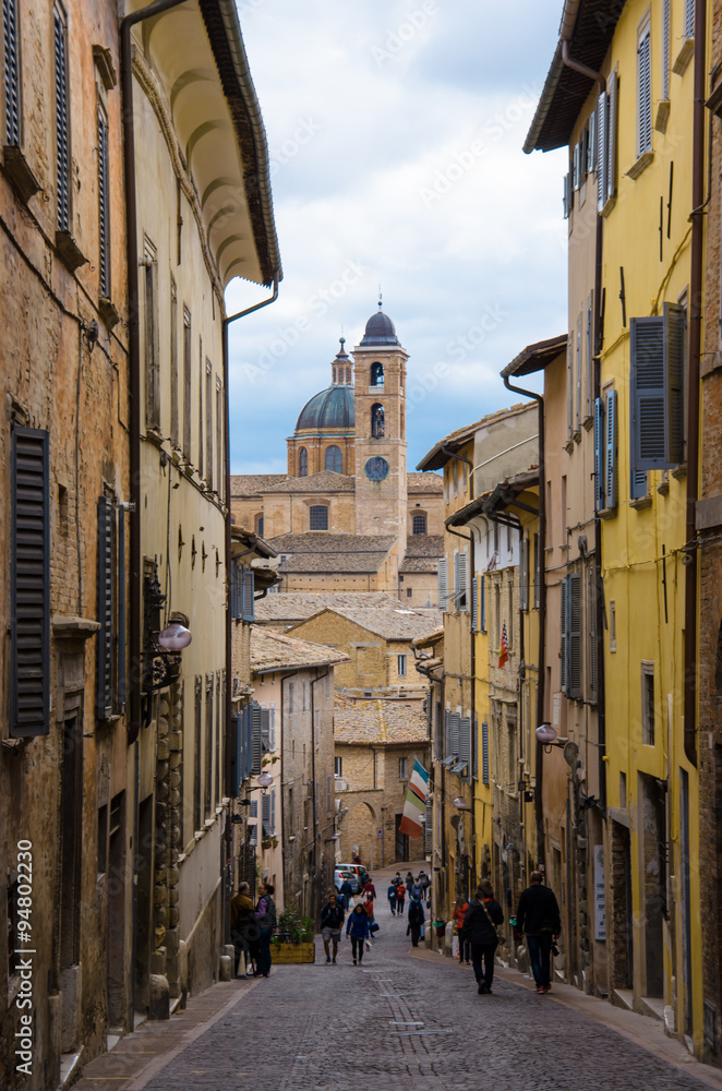 Urbino, Pesaro. Marche. Italy.