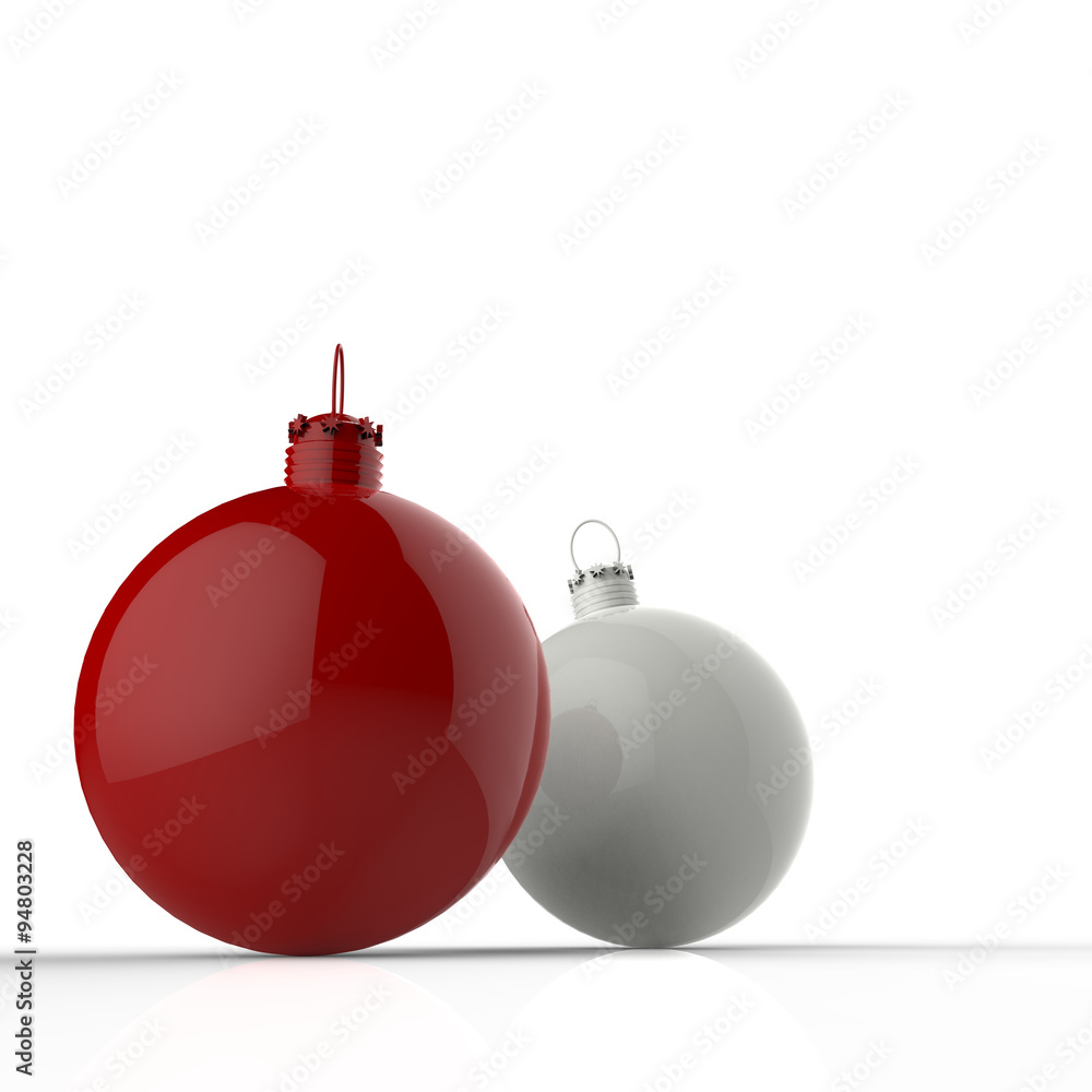 Empty 3d Christmas ornament Empty 3d Christmas ornament