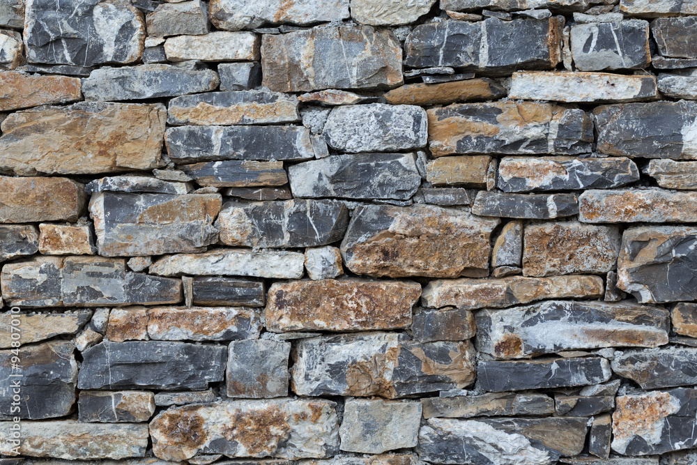 Fototapeta premium wall of stones as a texture