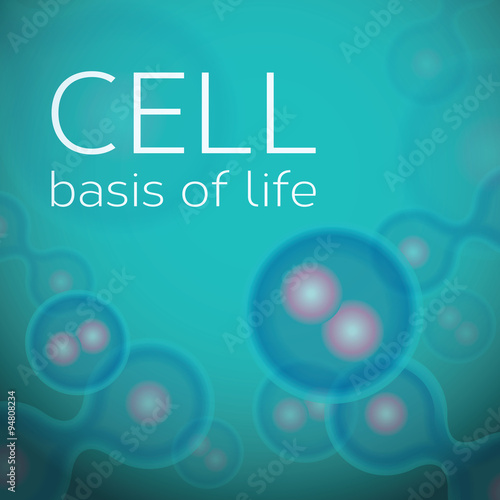 Abstract background with cells in dividing phase