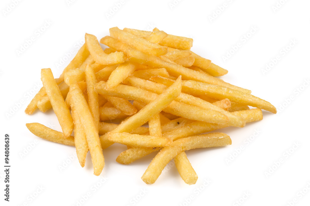 french fries isolated french fries isolated