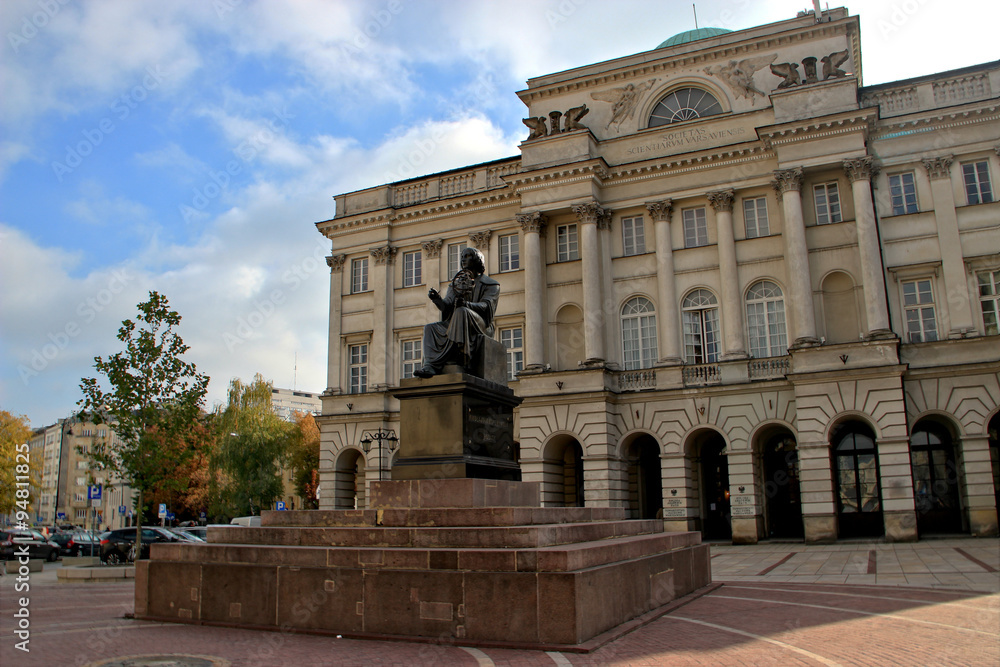 Fototapeta premium Warsaw / poland : Copernic square