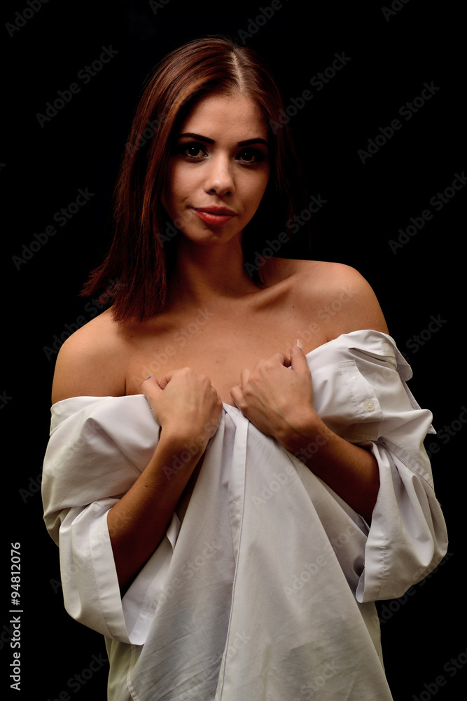 Portrait of beautiful young woman Portrait of beautiful young woman