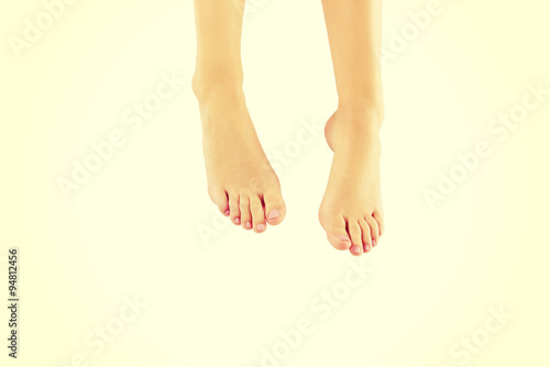 Fototapeta Naklejka Na Ścianę i Meble -  Woman's bare feet.