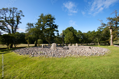 Temple Wood Stone Circle, Kilmartin Glen, Scotland photo