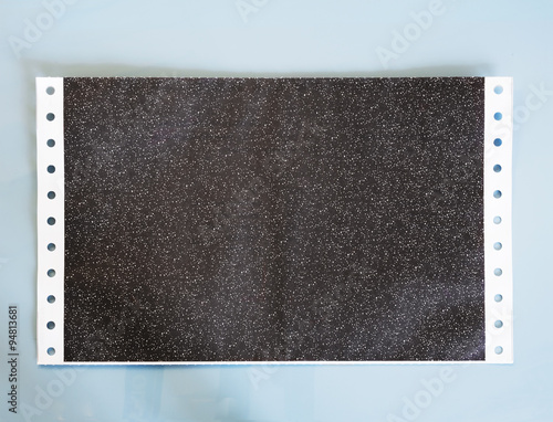 carbon salary slip, or carbon paper
