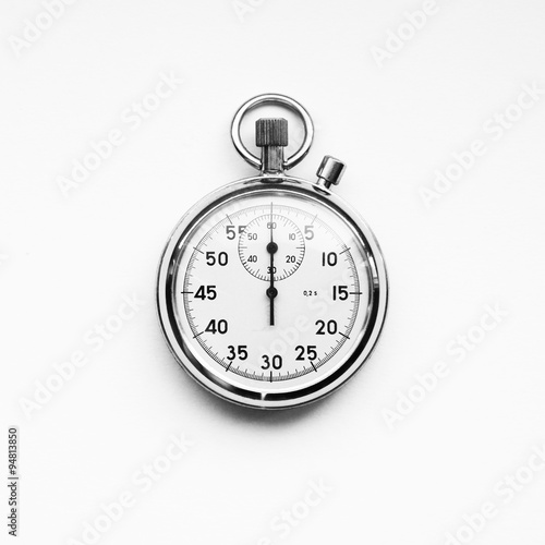 Stopwatch black and white
