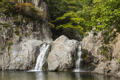 waterfall in bogyeong-sa park