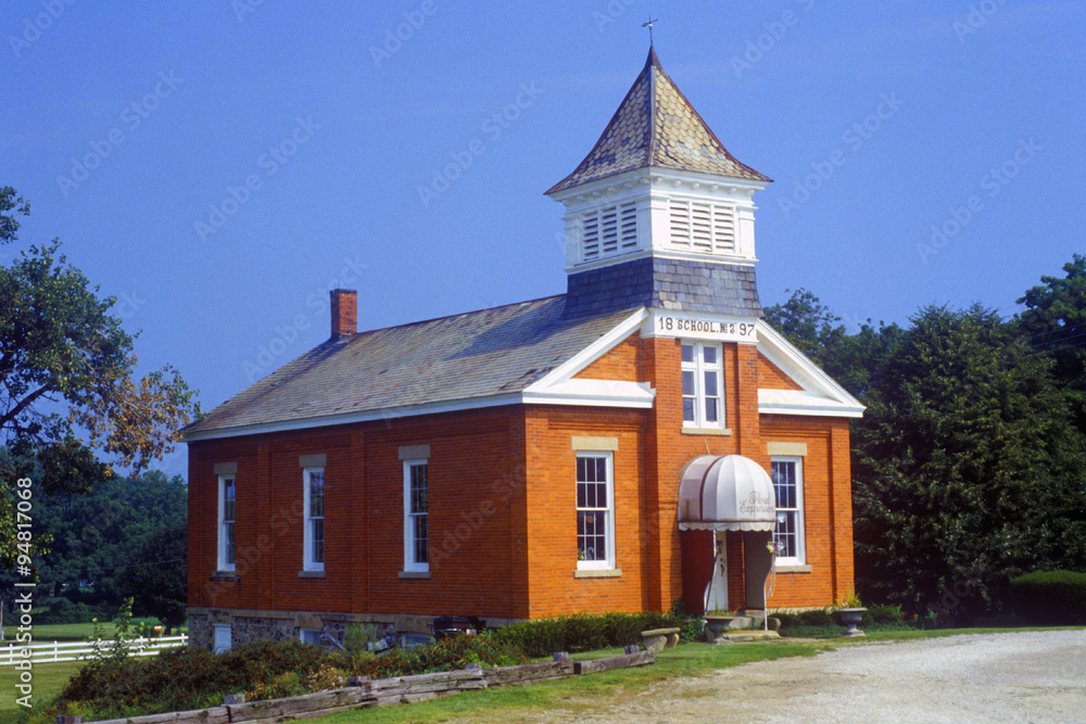 Exterior of small school, OH Exterior of small school, OH