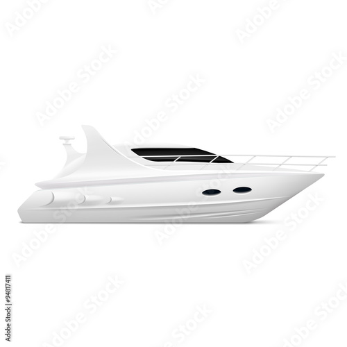 White yacht