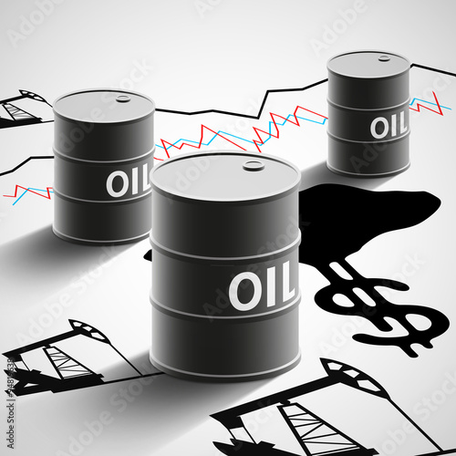 Barrels of oil,