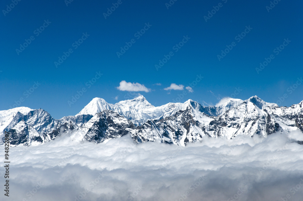 View from Cho La Pass - Nepal