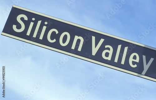 Obraz na plátně A sign that reads ÒSilicon ValleyÓ