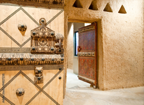 Saudi Arabia,Riyadh, the inside of the Masmak Fortress (XIX century) in the o...