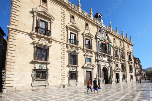 Grenade (Espagne) - Plaza Nueva et Real Chancillería