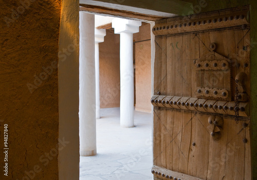 Saudi Arabia,Rijadh, the inside of Masmak Fortress (XIX century) in the old c...