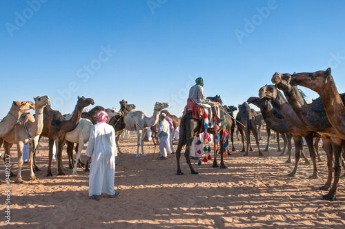 Saudi Arabia,the camel market 'Souq Al Jamal' in Rijadh suburb