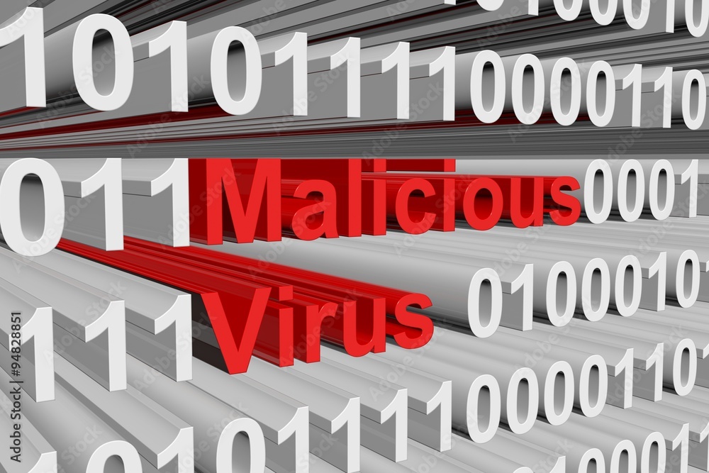 malicious virus is represented as a binary code