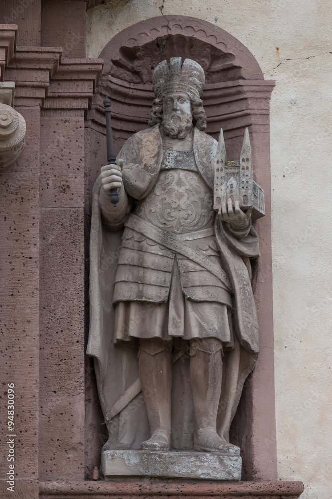 The Imperial Abbey of Corvey in Germany. On the Camino de Santiago and a World Heritage Site The Imperial Abbey of Corvey in Germany. On the Camino de Santiago and a World Heritage Site