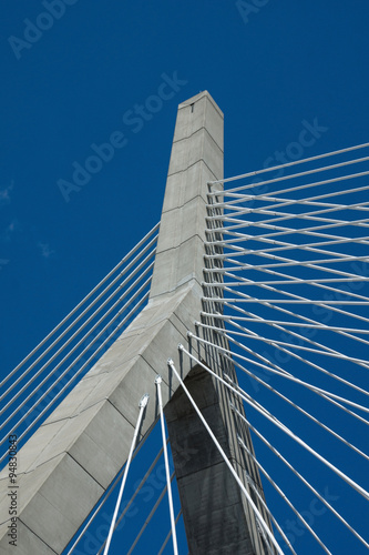 Billede på lærred Leonard P. Zakim Bunker Hill Memorial Bridge