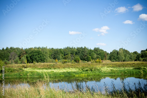 Green Forest and River