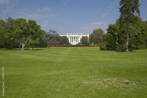 The White House South Lawn with Truman Balcony, Washington D.C.