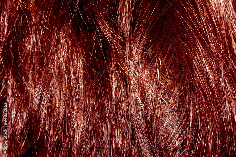 Fototapeta premium Red Hair Texture