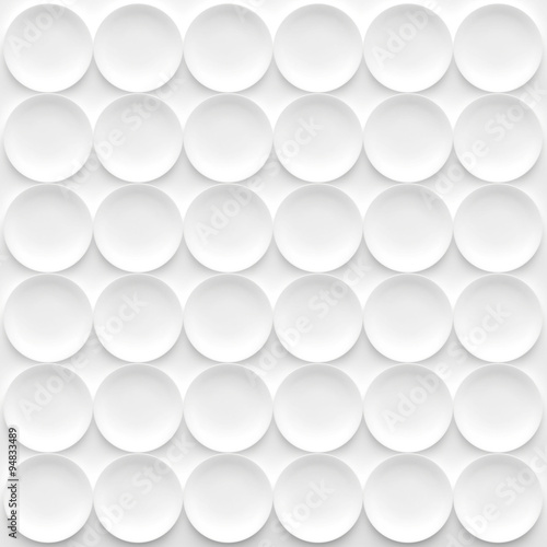 White Plates - abstract square background