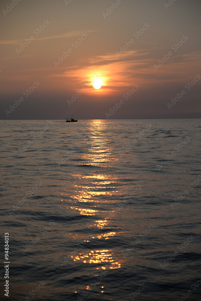 Obraz premium Abend am Meer