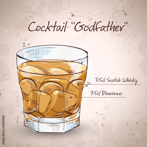 Alcoholic Cocktail Godfather