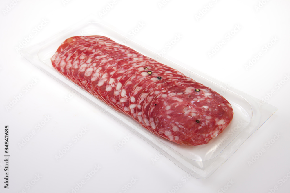 Summer sausage on the package
