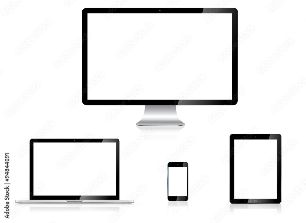 Modern digital tech device collection Modern digital tech device collection