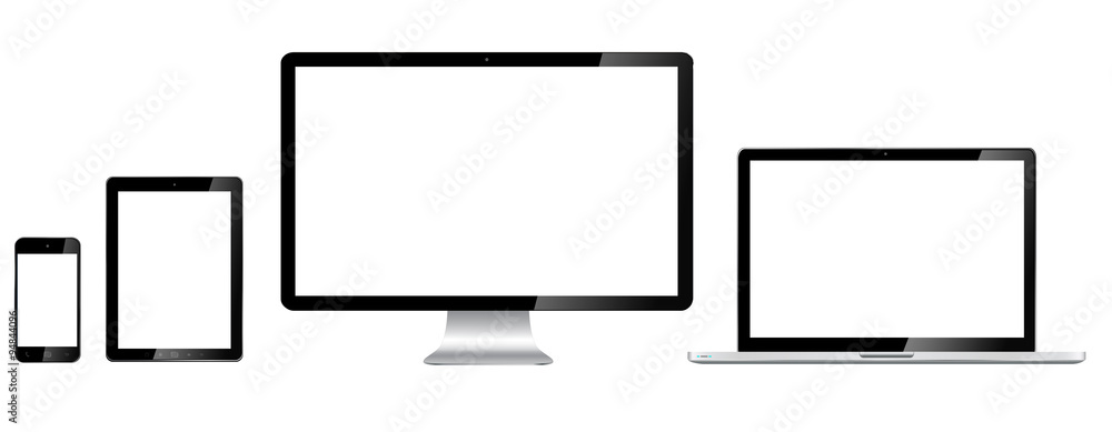 Modern digital tech device collection Modern digital tech device collection