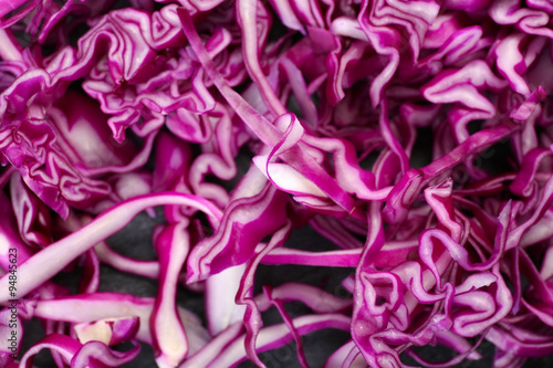 Cut red cabbage closeup © Africa Studio