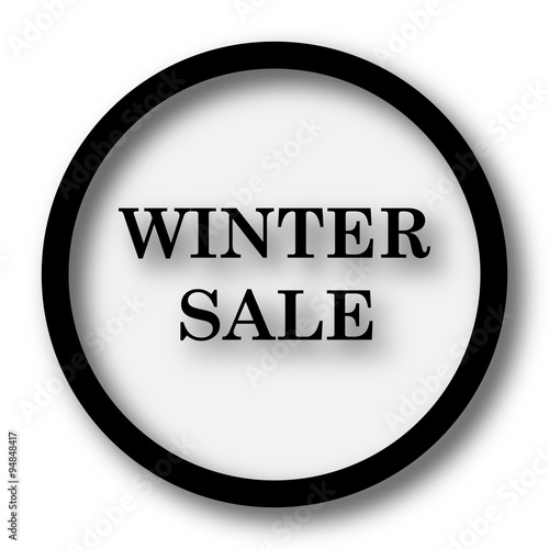 Winter sale icon