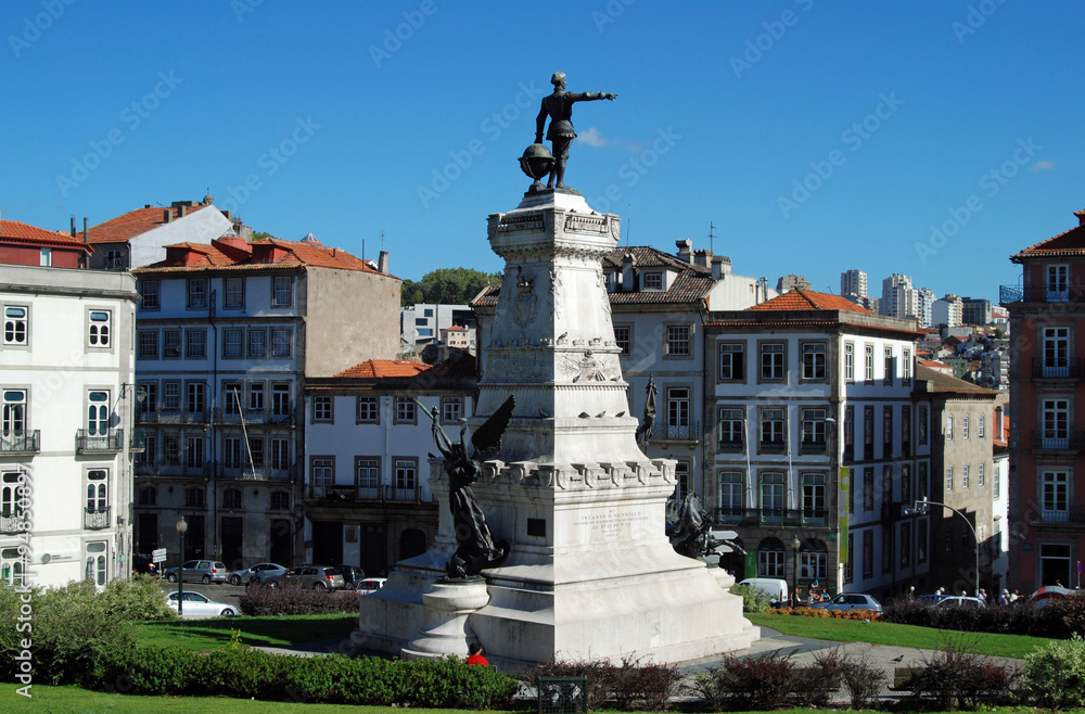 Fototapeta premium Denkmal von Heinrich dem Seefahrer in Porto