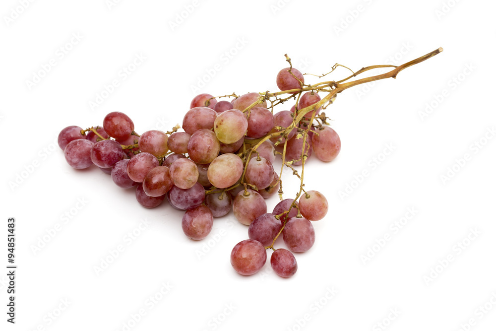 Obraz premium Grapes on the white background